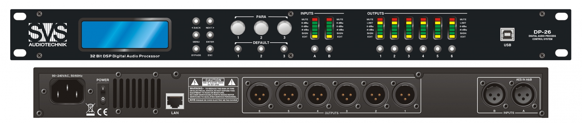 SVS Audiotechnik DP-26 Цифровой процессор: 2 входа 6 выходов в Костроме