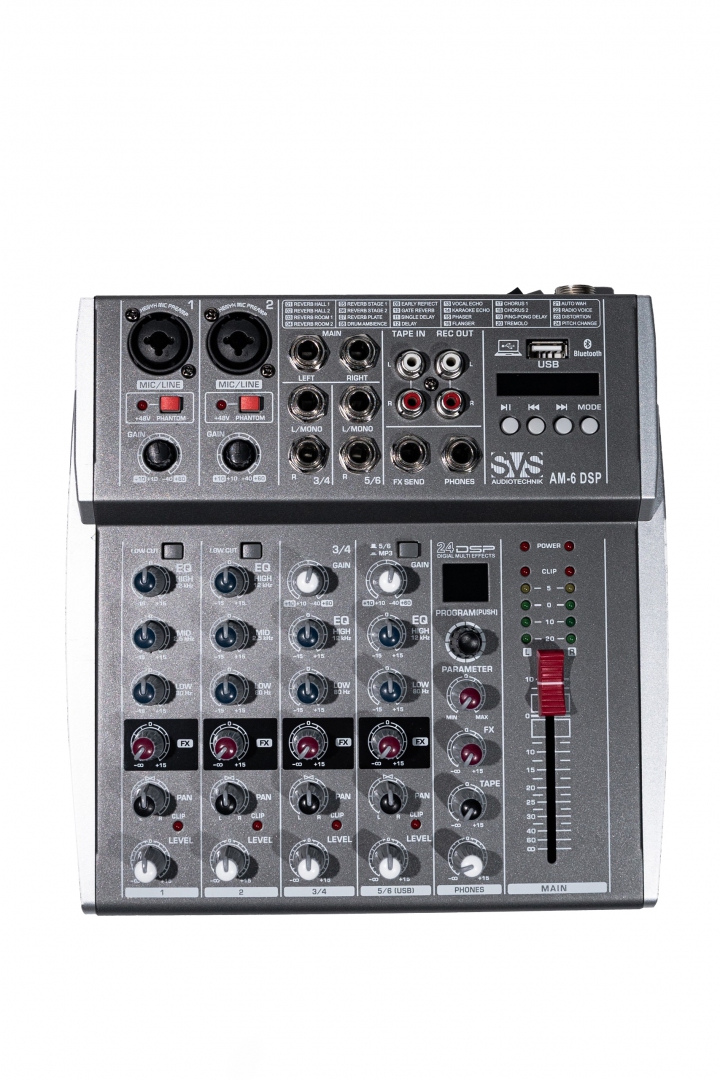 SVS Audiotechnik mixers AM-6 DSP Микшерный пульт аналоговый, 6-канальный SVS Audiotechnik mixers в Костроме