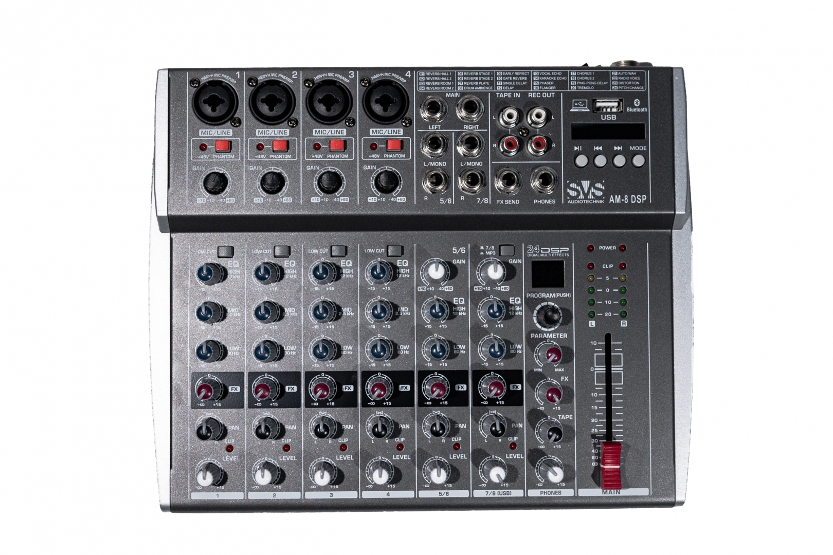 SVS Audiotechnik mixers AM-8 DSP Микшерный пульт аналоговый, 8-канальный в Костроме