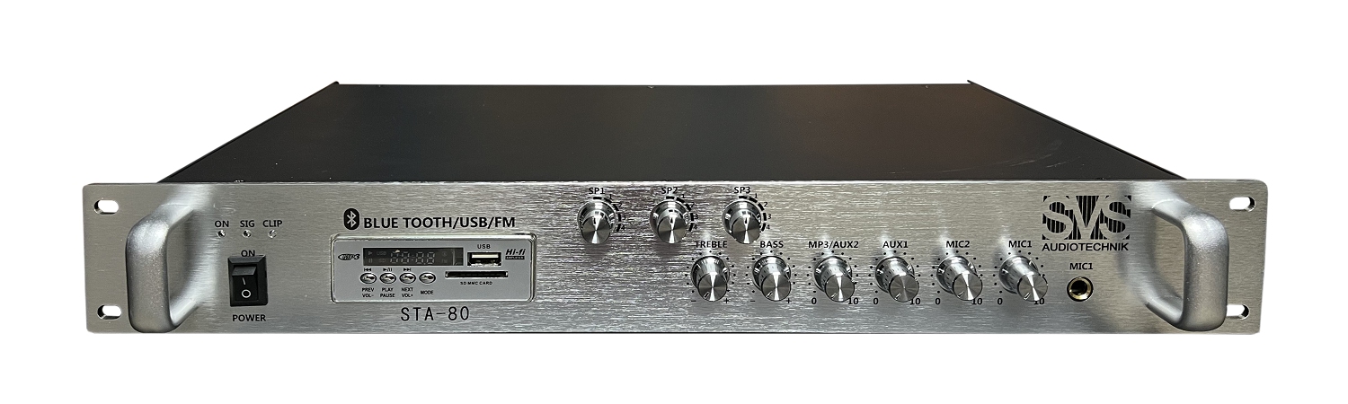 SVS Audiotechnik STA-80 Микшер-усилитель для систем Public Address в Костроме